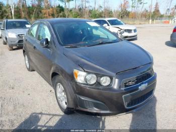  Salvage Chevrolet Sonic