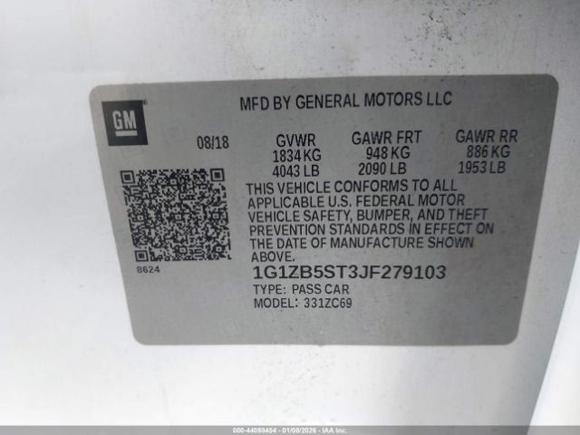 Chevrolet Malibu 1ls Image 15