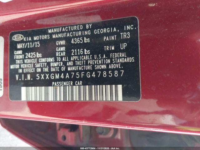 Kia Optima Lx Image 12