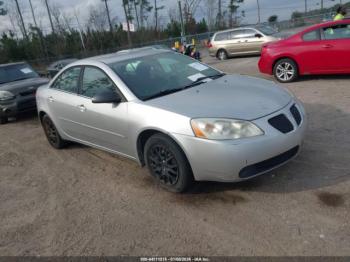  Salvage Pontiac G6