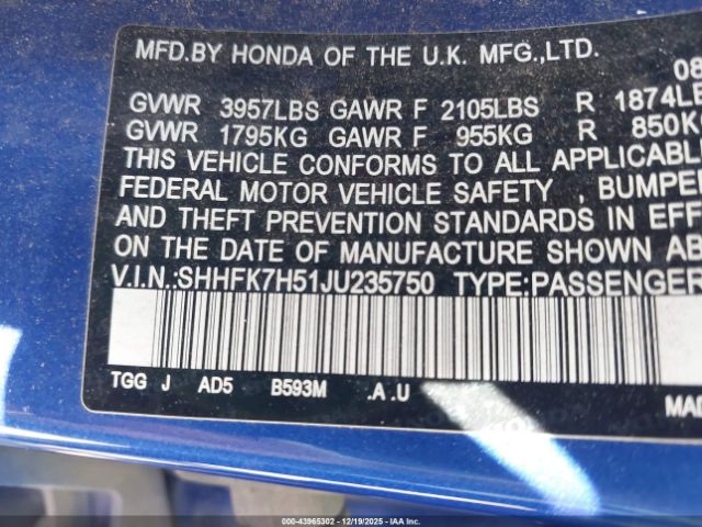 Honda Civic Ex Image 11