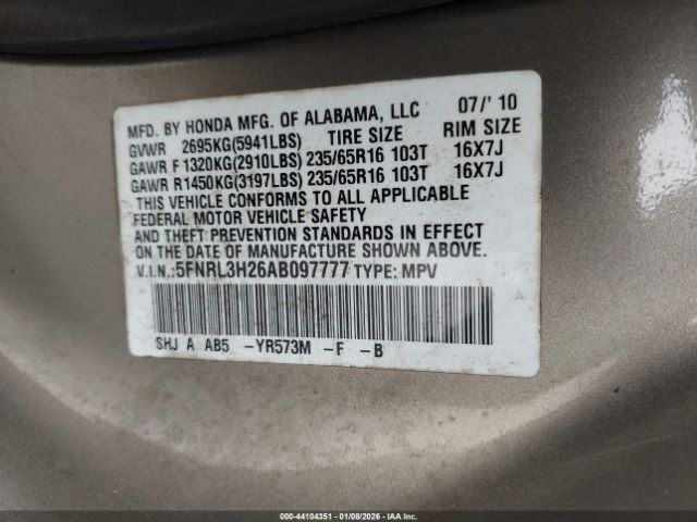 Honda Odyssey Lx Image 8