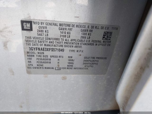 Cadillac SRX Standard Image 10