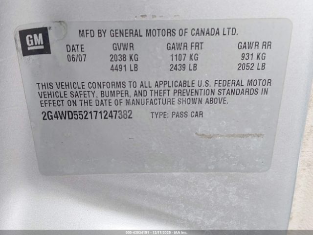 Buick LaCrosse Cxl Image 7