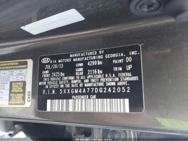 Kia Optima Lx Image 4